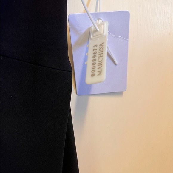 Marchesa Notte One Shoulder Stretch Ebro Crepe Asymmetrical Cocktail Dress 2 - Picture 12 of 16